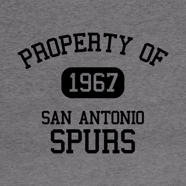 Property of San Antonio Spurs by Funnyteesforme